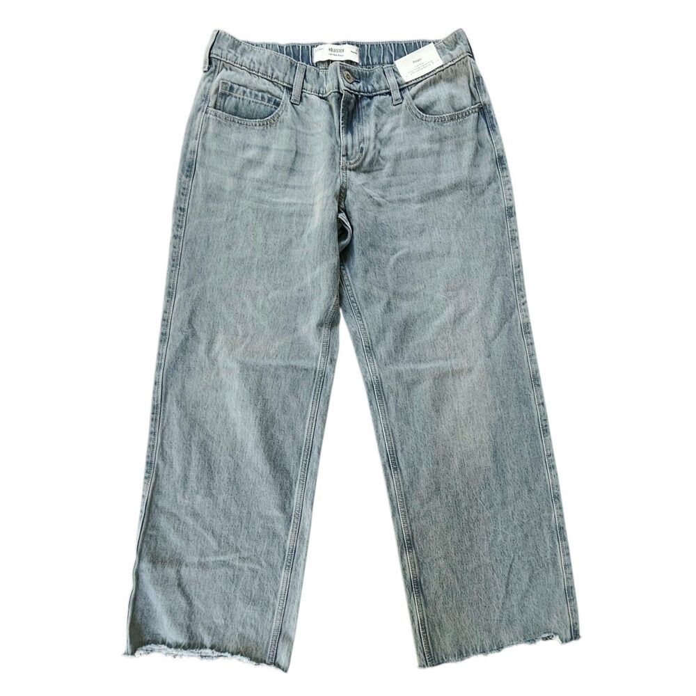 Hollister Light Blue Flare & Wide Leg Jeans
